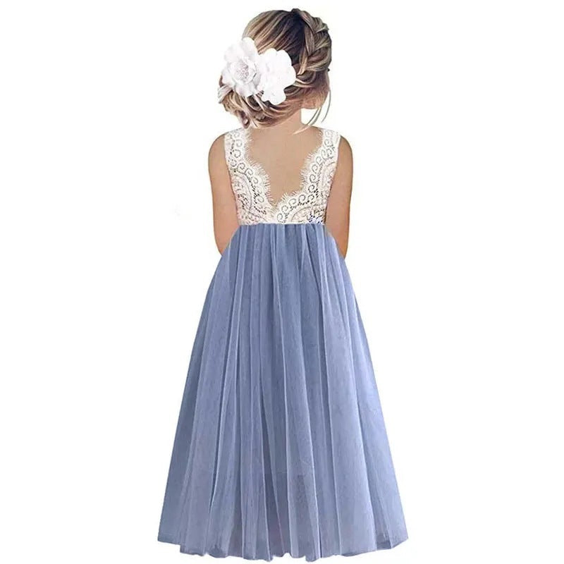 Fashion Personality Children Princess Long Dress