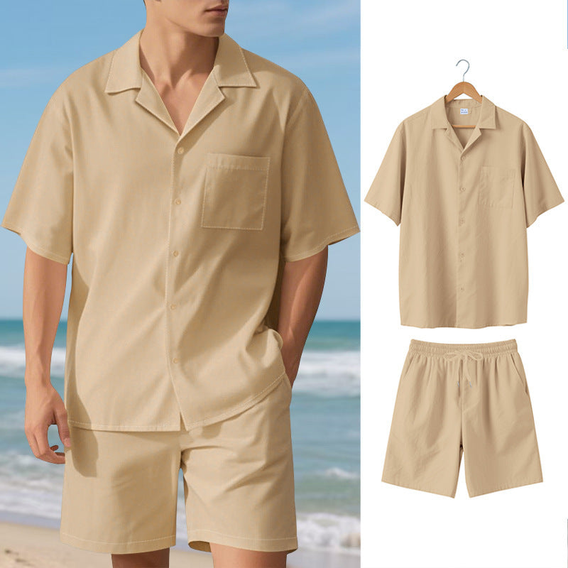 Men's Summer Suit Loose Casual Light Luxury