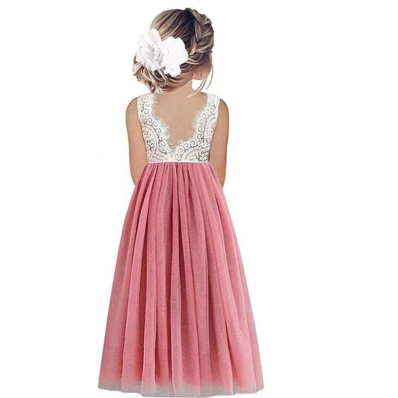 Fashion Personality Children Princess Long Dress