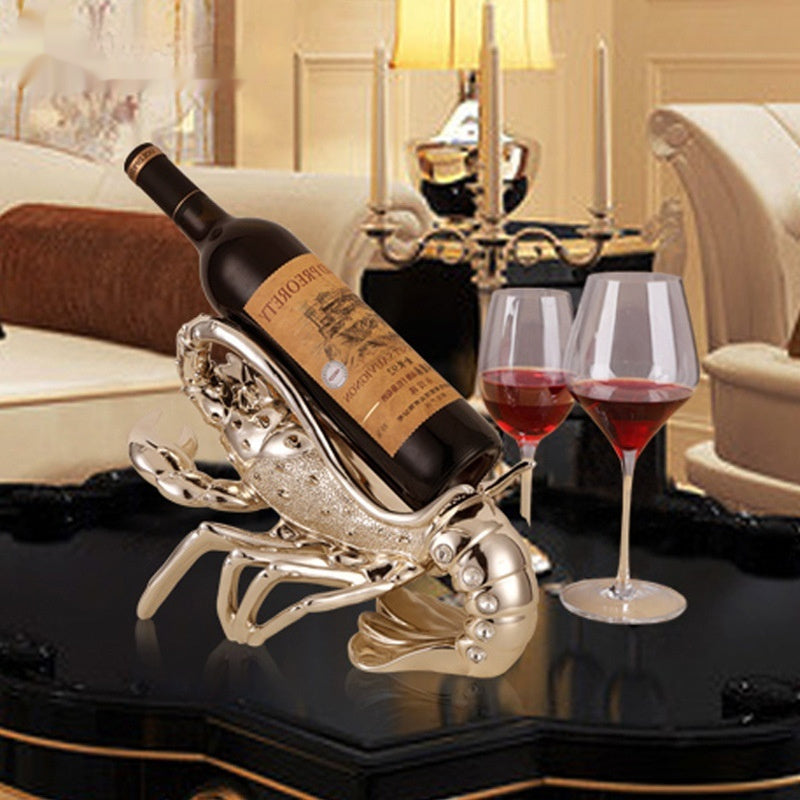 Lobster Wine Rack Crafts Ornaments