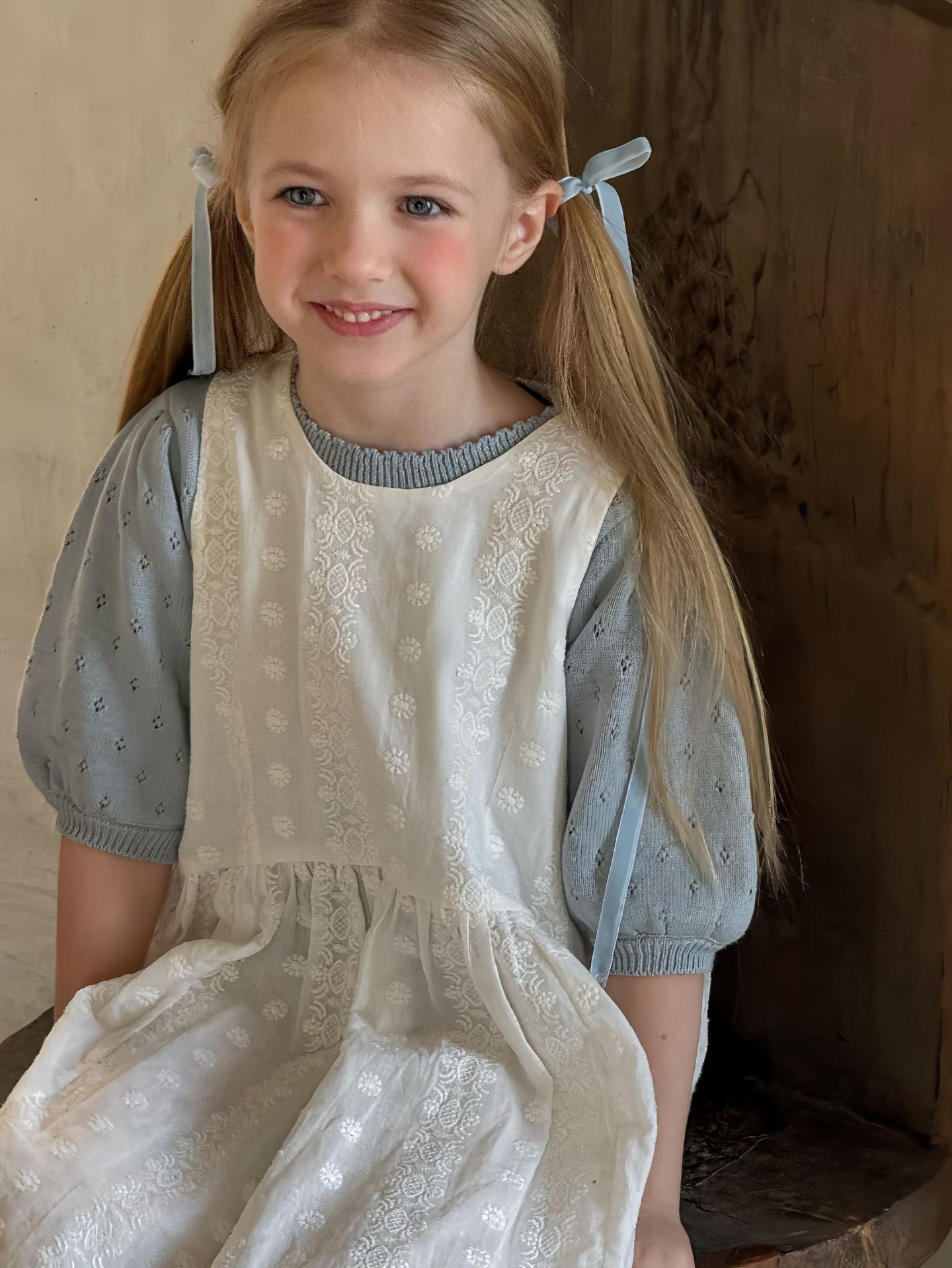 Fashion Children Vintage Vest Dress