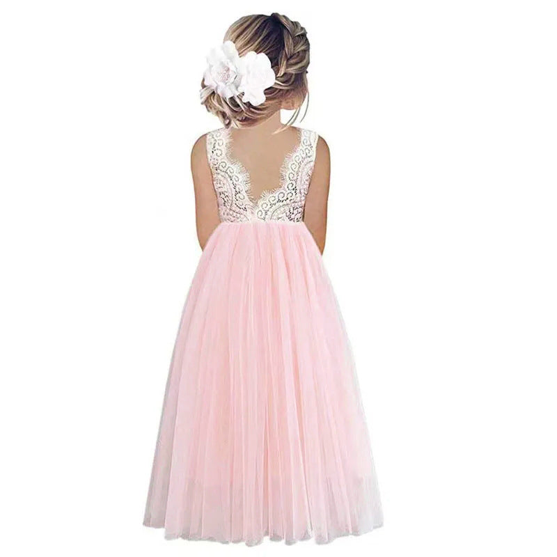 Fashion Personality Children Princess Long Dress