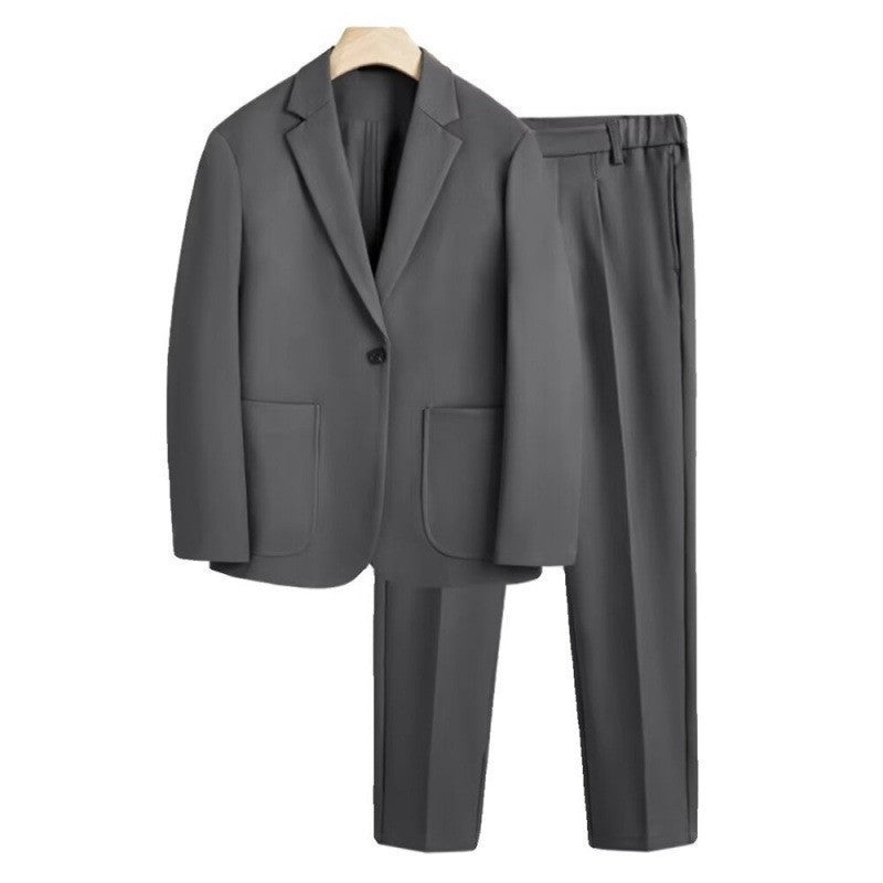 American High Street Leisure Suit Men Loose Drooping Korean Style