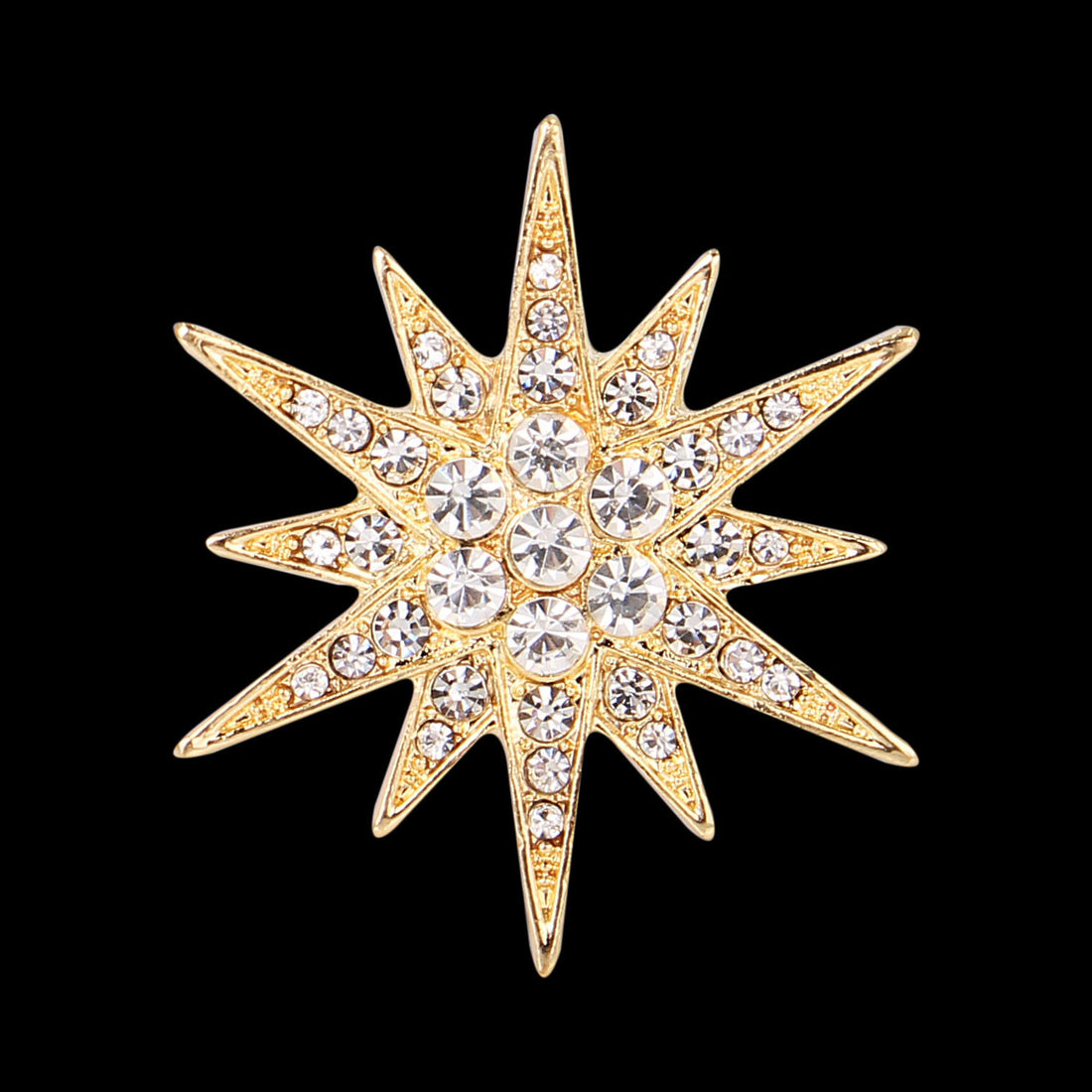 Diamond Fashion Cufflink Brooch Accessories