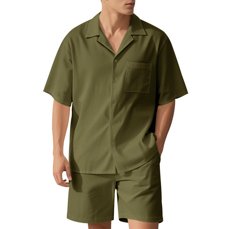 Men's Summer Suit Loose Casual Light Luxury