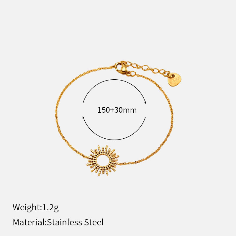 SUNFLOWER Series Niche Accessories Accessories Fashion Necklace Bracelet