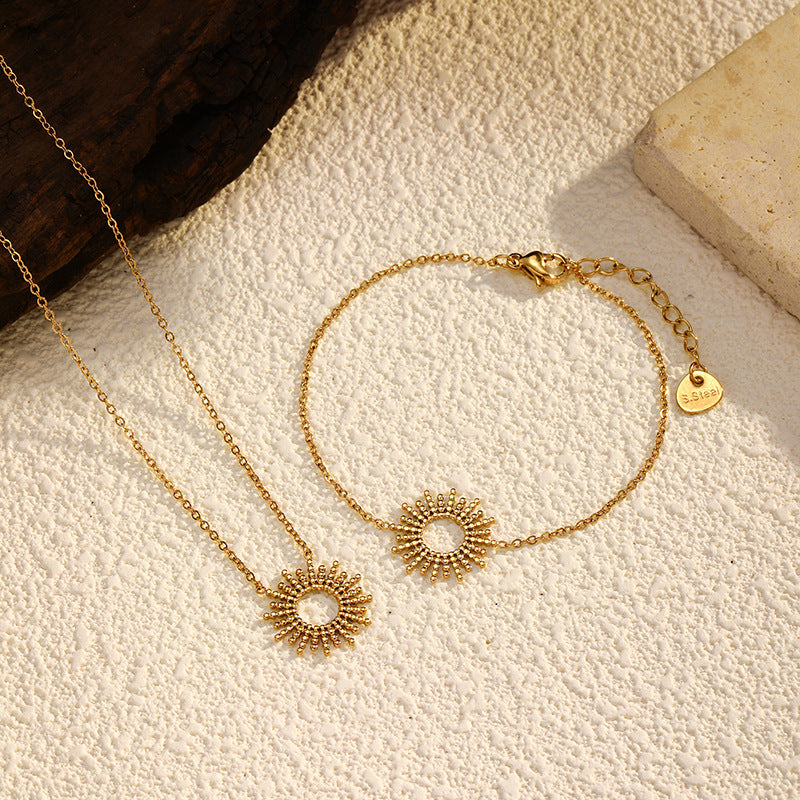 SUNFLOWER Series Niche Accessories Accessories Fashion Necklace Bracelet