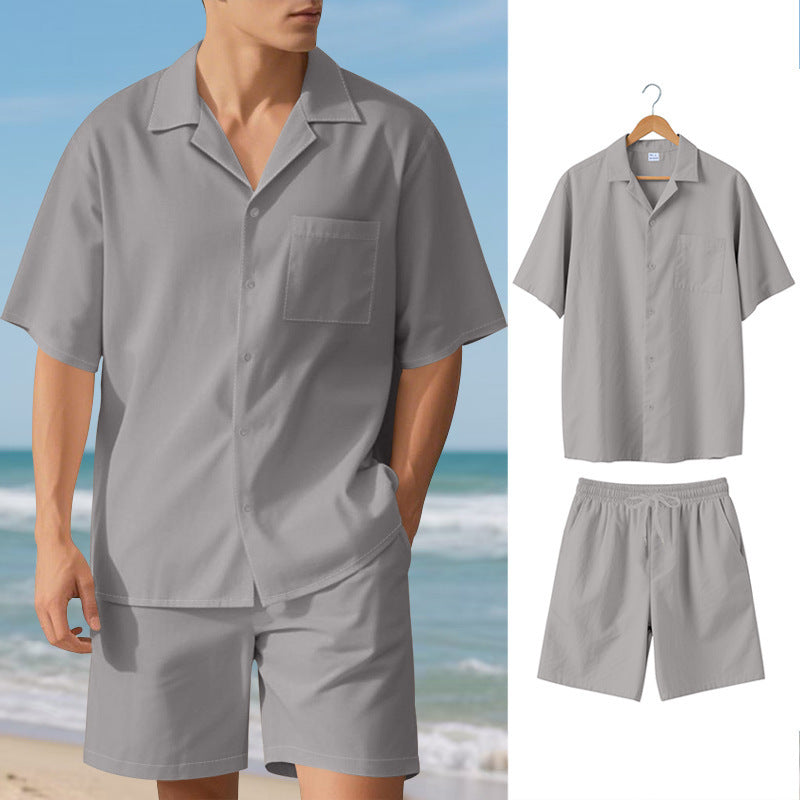 Men's Summer Suit Loose Casual Light Luxury