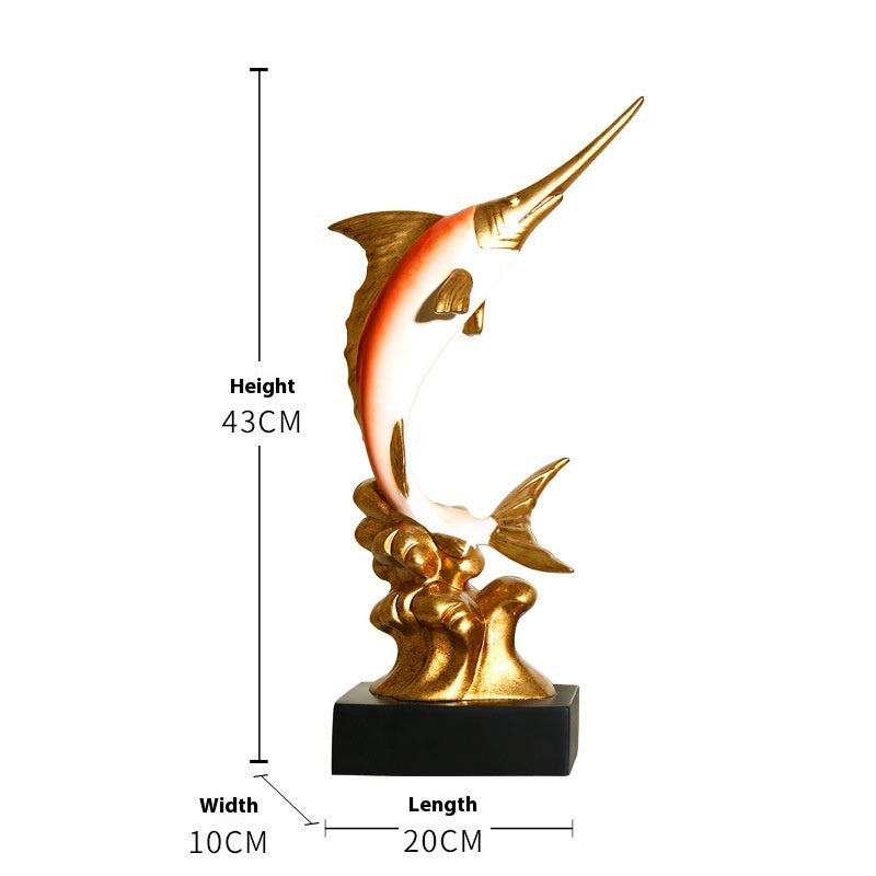 European Swordfish Decoration Creative Decorative Crafts