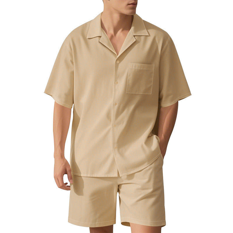 Men's Summer Suit Loose Casual Light Luxury