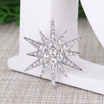 Diamond Fashion Cufflink Brooch Accessories