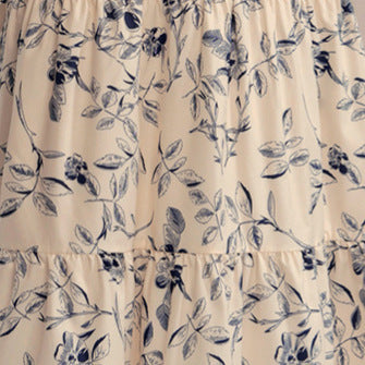 New French Vacation Style Floral Dress
