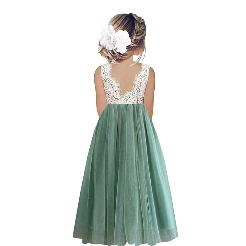Fashion Personality Children Princess Long Dress